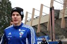 Sable weide at the starting warehouse of Strasbourg for the match against Nantes