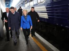 Президент ЕС Урсула фон дер Ляен прибыла в Киев с визитом
