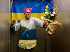 В Киев приехал дизайнер Франк Вильде, покоривший Сеть фото в лифте с украинской символикой