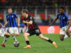 Inter beat AC Milan in the first leg of the Champions League semi-final