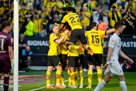 Borussia Dortmund defeated Borussia Monchengladbach