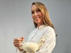 Ekaterina Osadchaya appeared immediately with three sons who are very similar to her