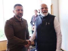 Zelensky met with Prime Minister of India