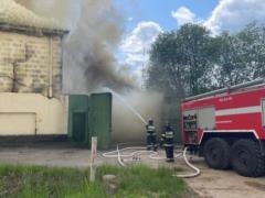 Под Москвой масштабный пожар — горит спиртзавод