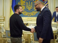 Zelensky met with British Foreign Minister: they discussed guarantees for Ukraine
