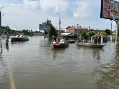Fish inspectors of the Kherson region rescued more than a hundred people in the territories flooded as a result of the explosion