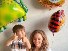 Elena Shoptenko on her son s 5th birthday showed his archival photos immediately after birth