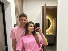 The 22-year-old wife of Vladimir Ostapchuk was suspected of pregnancy: the girl lost consciousness in a crowded place