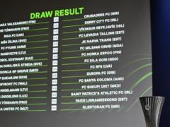 The draw for the first round of qualification of the League of Conferences