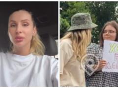 Loboda after a scandal in Kharkov apologized to the girl with a poster: “Unsuccessfully joked”
