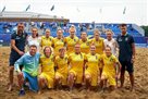 The woman of the national team of Ukraine from the beach football won the victory of the European cities