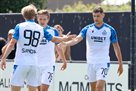 Yaremchuk scoring six goals in a friendly match against Geist