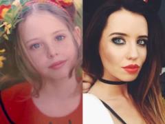 Nadya Dorofeeva in archival photos surprised how she looked in her school years