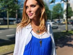 Slava Kaminskaya appeared next to her mysterious foreign lover