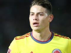 James Rodriguez scores presentations as a newcomer to Sao Paulo
