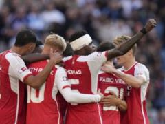 Dramatic triumph: Arsenal beat Manchester City in the FA Super Cup on penalties