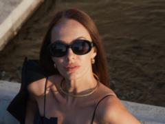 Former Ostapchuk in a leopard swimsuit flashed a slender figure and declassified a new relationship