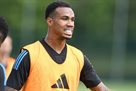 Gabriel Magalhaes speaking to Real Madrid