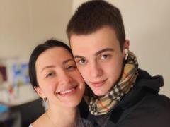 Snezhana Babkina was surprised by the adult appearance of her handsome son, who is very similar to her