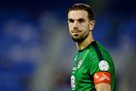 Henderson appeared at the starting warehouse of the England vs. Ukraine team