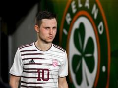 VAR did not help: a wild foul and a yellow card in the match Latvia - Wales