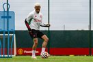 Anthony resumed training with Manchester United