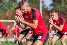 Lunyov plays on the front line of the attack against Krivbas in the game against Rukh