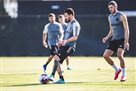Messi turned to train with the Zagalny group