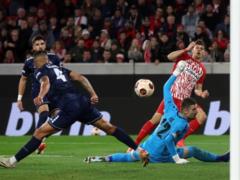 European League. Group A. West Gem tied with Olympiakos, Freiburg defeated Backa Topola
