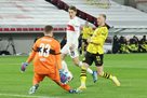 Stuttgart beat Borussia Dortmund to the quarter-finals of the German Cup