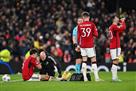 Maguire was injured but could not continue the match against Bayern