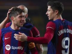 Barcelona, \u200b\u200bwith Sergi Roberto s double, tightened up the rest of the La Liga team