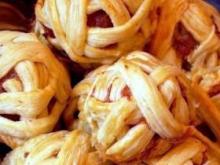 Мясные клубочки в слоеном тесте с пользой для здоровья