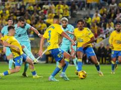 Barcelona was able to overcome Las Palmas with a goal at the end of the second half