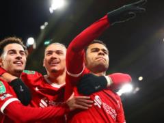 Liverpool beat Fulgham in the first League Cup semi-final match