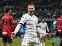 Copmainers  double helped Atalanta beat Milan in the Italian Cup