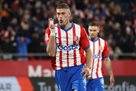 Dovbik and Tsigankov at the Gironi team for the match against Real Madrid