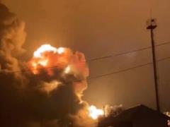 В России вспыхнула очередная нефтебаза, предполагается удар беспилотником