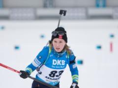 Украинская биатлонистка завоевала золото юниорского чемпионата мира