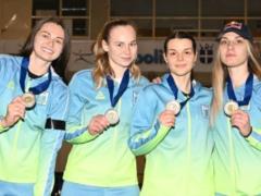 Украинские саблистки выиграли командное  серебро  на этапе Кубка мира в Афинах