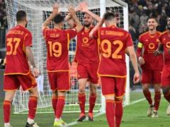 Roma beat Brighton at the Stadio Olimpico