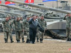 В КНДР потренировались воевать с Сеулом новым танком