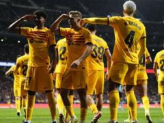 Barcelona defeated Atletico Madrid s spectacular home winless series in La Lisa