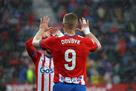 Dovbik was assisted by chotiri hvilini for a goal near the Atletico goal