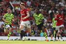 Arsenal won for the first time in the 2006/07 season against Manchester United both at home and away in the Premier League