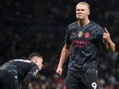 Manchester City, with Holland s double, defeated Tottenham and came one step closer to the Premier League championship