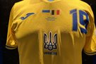 The national team of Ukraine plays with Belgium in the home kit