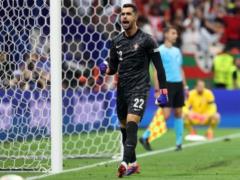 Bozhevilniy Kosta made three saves in the penalty shootout, eliminating Slovenia in the 1/8 finals of Euro 2024