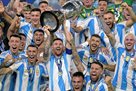 America s Cup. Lautaro Martinez brought Argentina victory over Colombia in injury time