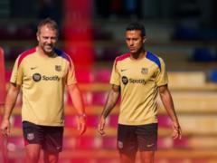 Thiago Alcantara joined the coaching staff of Hansi Flick in Barcelona